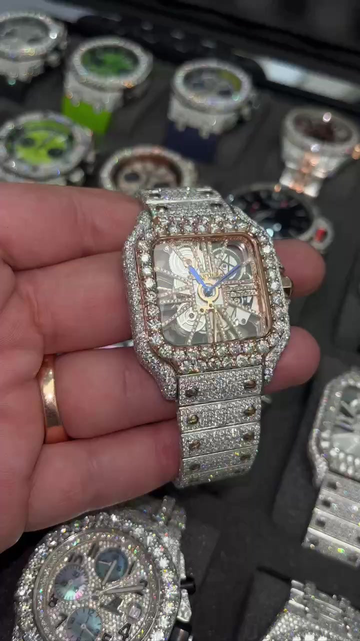 VVS Moissanite Watch 37
