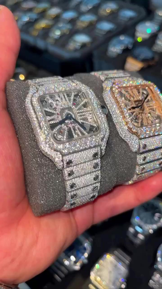 VVS Moissanite Watch 39