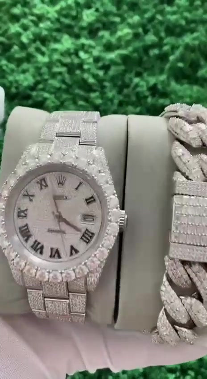 VVS Moissanite Watch 64 (Bundle)