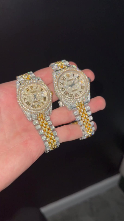 VVS Moissanite Watch 42 (His & Hers)